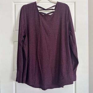 We Wander purple top